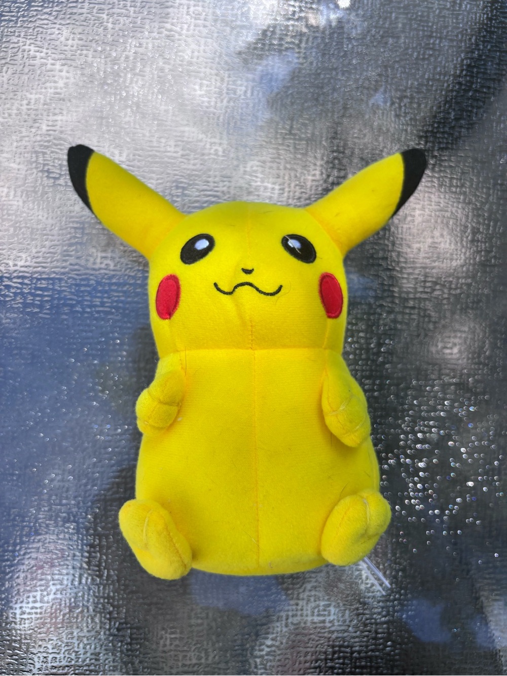Pokemon Pikachu Plush - Yellow with Red Cheeks and Black Ear Tips